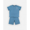 NOUKIES BIO 2-delige pyjama jersey - blauw - 4 jaar