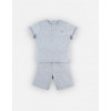 NOUKIES BIO 2-delige pyjama jersey - grijs - 8 jaar
