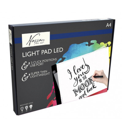 VAN BLEISWIJCK - Led light pad A4 m/adapter