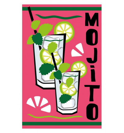 Poster cocktails Mojito - 30x40cm