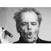 Poster portret Jack Nicholson - 40x60cm- zwart/ wit
