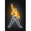 Poster Neon Art Freddie Mercury- 40x60cm