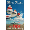 Poster Airlines Fly TWA - 30x40cm