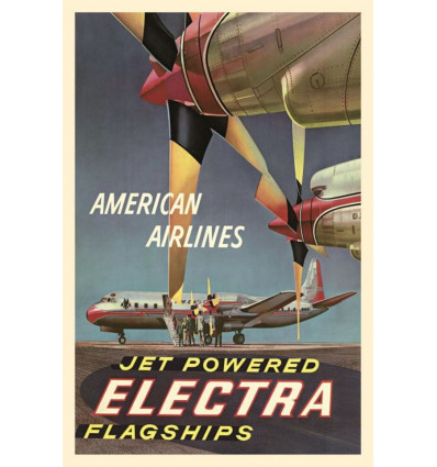 Poster Airlines American Airlines- 30x40cm