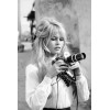 Canvas portret Brigitte Bardot fotograaf- 50x75cm