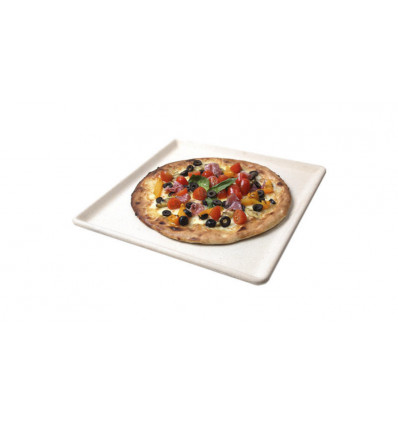 Boretti PIASTRA pizzaplaat - wit 35x35cm geschikt voor hoge temperaturen