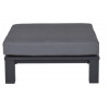 CUBE Tafel lounge - 100x100x30cm- carbon/ reflex black