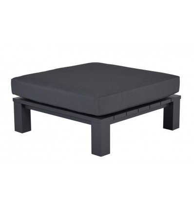 CUBE Tafel lounge - 100x100x30cm- carbon/ reflex black