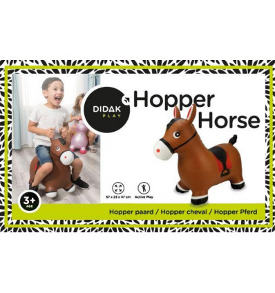 DIDAK Hopper paard - 57x23x47cm 10100622