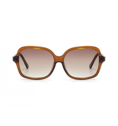 Ikki NORA zonnebril - transparant oranje bruin/ gradient bruin nr.30 blauw