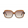 Ikki NORA zonnebril - transparant oranje bruin/ gradient bruin nr.30 blauw