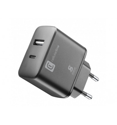 Travel charger dual super fast charge 25W samsung usb-a naar usb-c 8018080420047