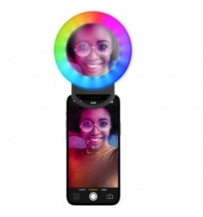 Selfie ring pocket, vlogging, multicolorclip