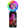 Selfie ring pocket, vlogging, multicolorclip