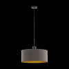 EGLO Hanglamp CONCESSA - 530MM bruin textielkappen