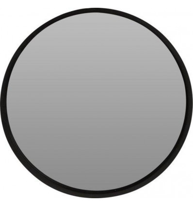 Spiegel rond 40cm - zwart