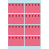 HERMA Etiketten diepvries 26x40mm - 48st roze