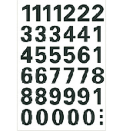 HERMA Etiketten getallen 0-9 15mm - zwart