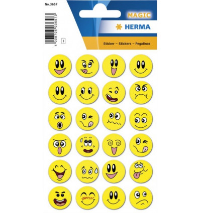 HERMA Stickers smiley met wiebeleffect
