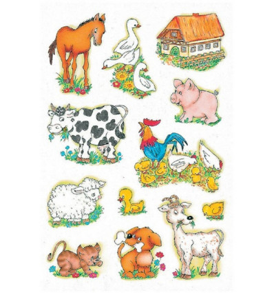 HERMA Stickers boerderijdieren