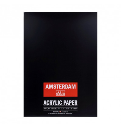 AMSTERDAM Acrylpapier - A3 370g 20vellen