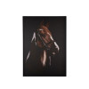 JLine kader paardenhoofd - 102.6x142.6cm- canvas bruin/ zwart
