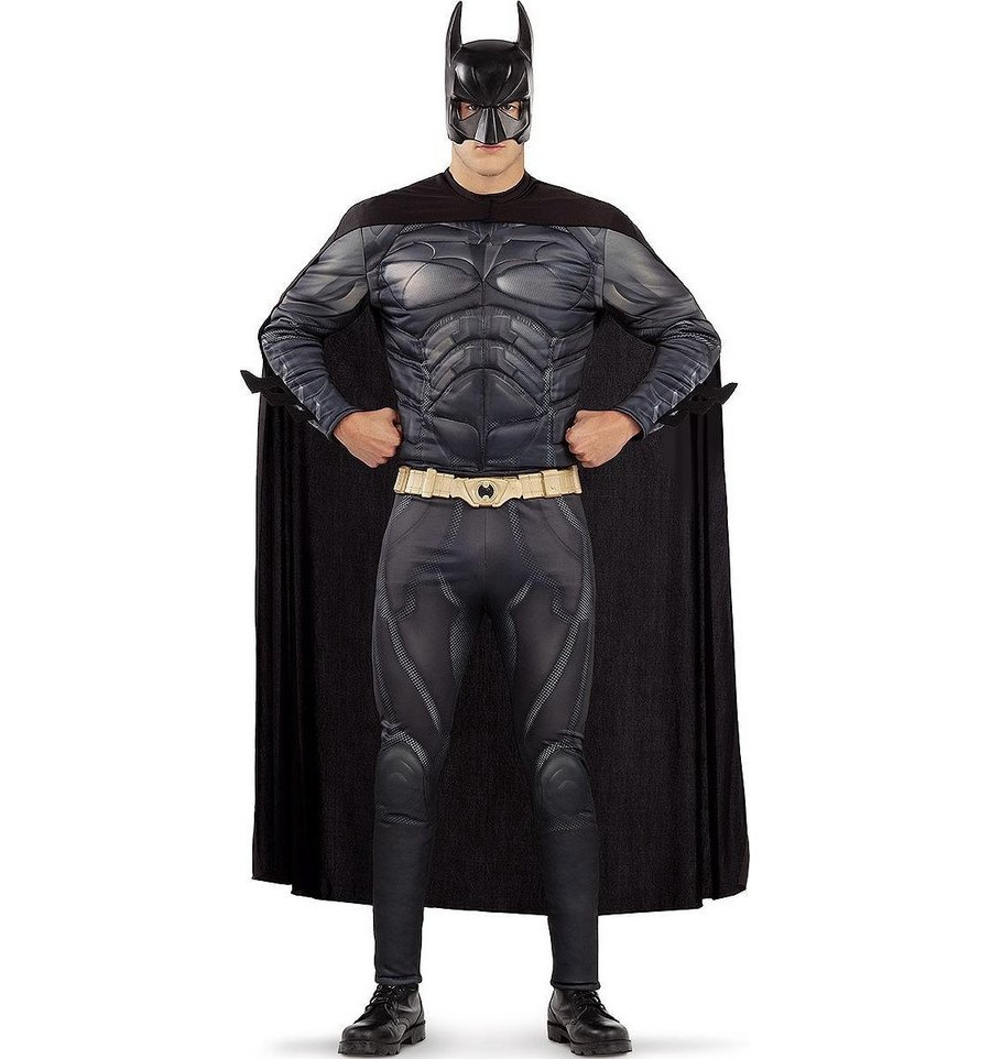 Pelagisch jas zag BATMAN Verkleedkledij Dark Knight M jumpsuit/cape/masker - Europoint BVBA