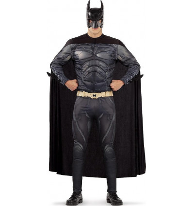 BATMAN Verkleedkledij Dark Knight XL jumpsuit/cape/masker