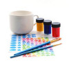 KIKKERLAND Decorate your own cup - set