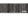 LEDENT Tapijt loper KITCHEN - 50x150cm - wood antraciet