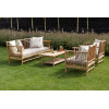 EXOTAN Bamboo lounge armchair - 72x80x86cm - antraciet kussen tu uc