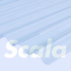 SCALA Greca golfplaat 76/18 183x115cm 0.9mm PVC transparant