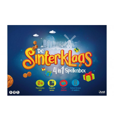Sinterklaas - 4 in 1 spellenbox