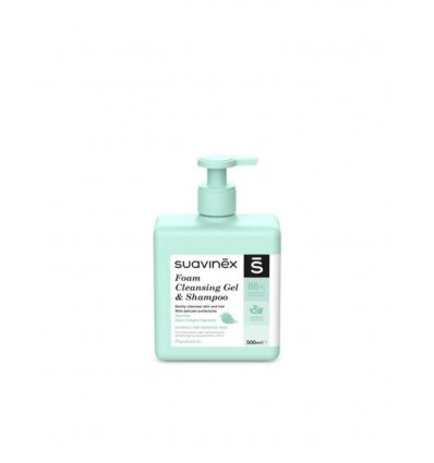 SUAVINEX Cosmetics - Foam cleansing gel & shampoo 300ml