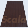 SCALA Profielplaat gelakt 2x0.94m mahonie dakplaat metaal