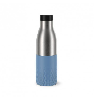 Emsa drinkfles 0.5L - bludrop stainless steel - blauw