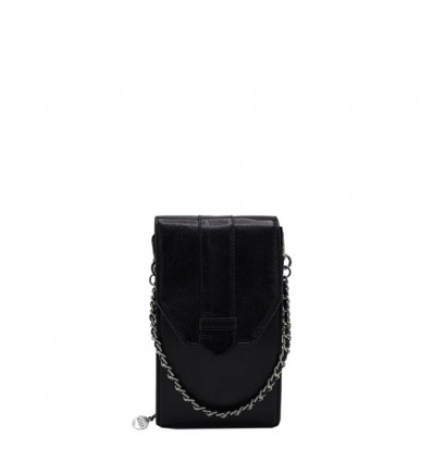 MOSZ Telefoontasje vintage -black/silver handtas - shoulderbag