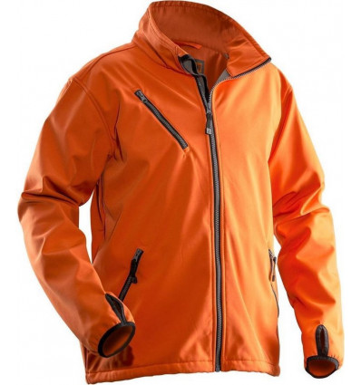 JOBMAN Jacket softshell - L - oranje TU LU