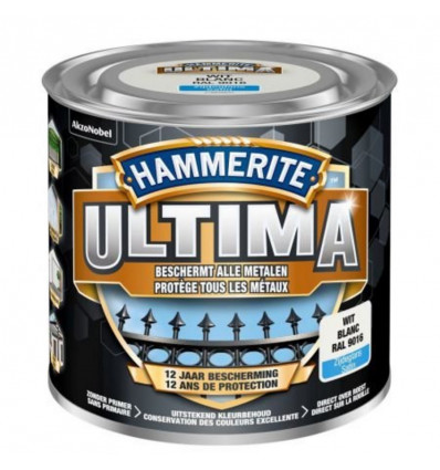 HAMMERITE Ultima - zijdeglans wit - 250 ml