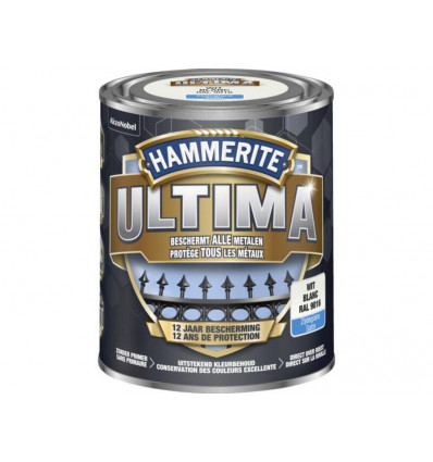 HAMMERITE Ultima - zijdeglans wit - 750 ml