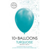 FIESTA 10 ballonnen 30cm - turquoise