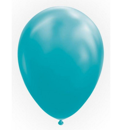 FIESTA 10 ballonnen 30cm - turquoise