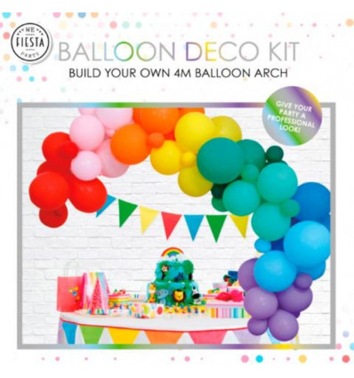 FIESTA Ballon kit deco - regenboog