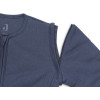 JOLLEIN Basic stripe - Slaapzak m/afritsbare mouwen 70cm - jeans blauw