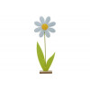 DAISY bloem vilt - 16x45cm - wit