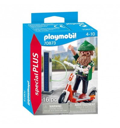 PLAYMOBIL Special Plus 70873 Hipster met e-scooter