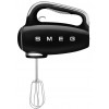 SMEG Handmixer zwart met 9 verschillende snelheden en smooth start systeem 250W
