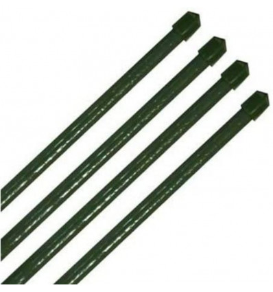 NATURE Plantenstok metaal - 120cm - 11mm - groen