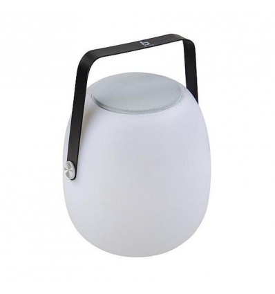 BoCamp industrial WADE tafellamp met bluetooth speaker - oplaadbaar