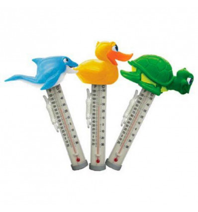KOKIDO Happy animals zwembad thermometer- ass. (prijs per stuk)